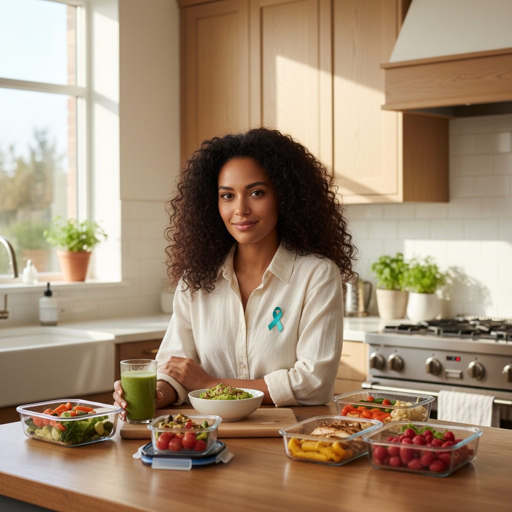 Woman on her PCOS wellness journey