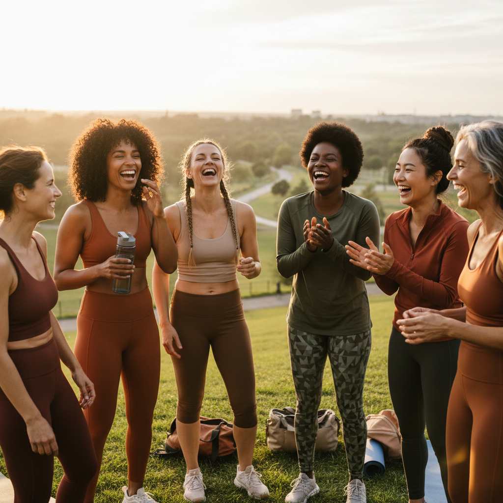 Vibrant woman over 40 embracing her wellness journey